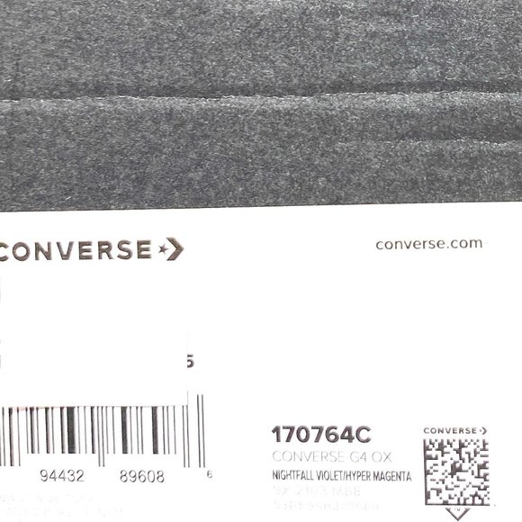 Converse Men's Size 170764C G4 OX Nightfall Violet Hyper Magenta Low Top Sneaker - Picture 10 of 10